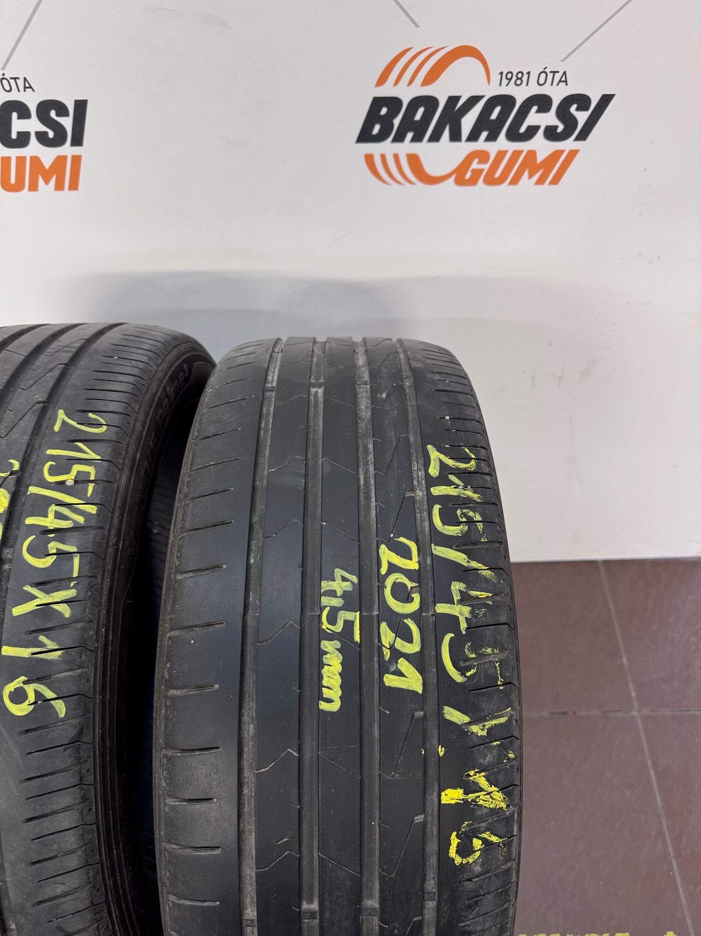 215/45R16 Hankook nyári gumi eladó