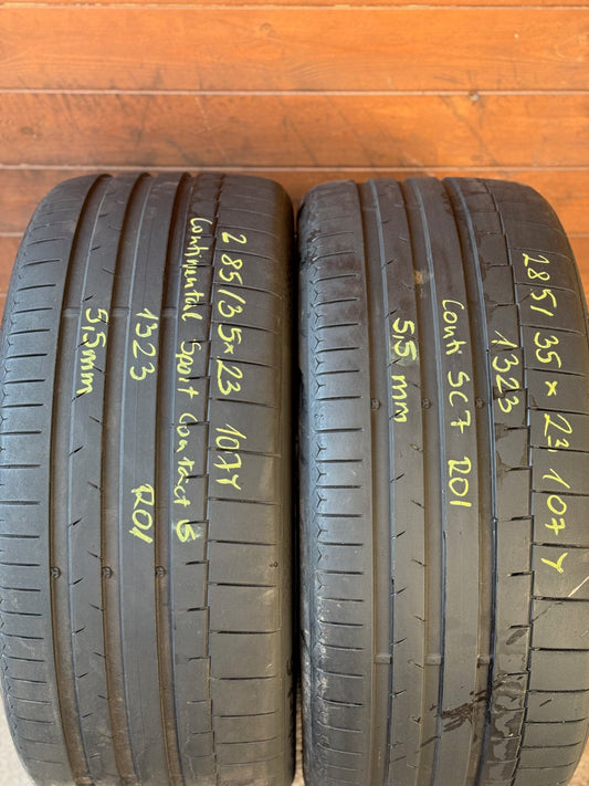 285/35R23 Continental nyári gumi