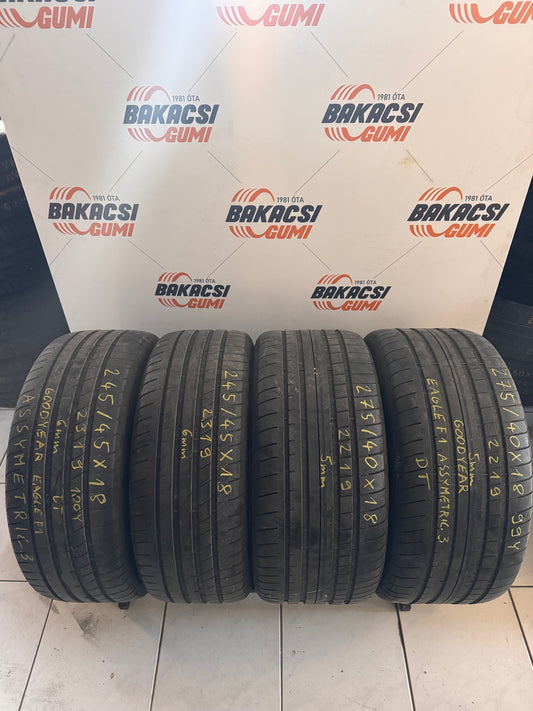 245/45R18 és 275/40R18 Goodyear nyári gumi