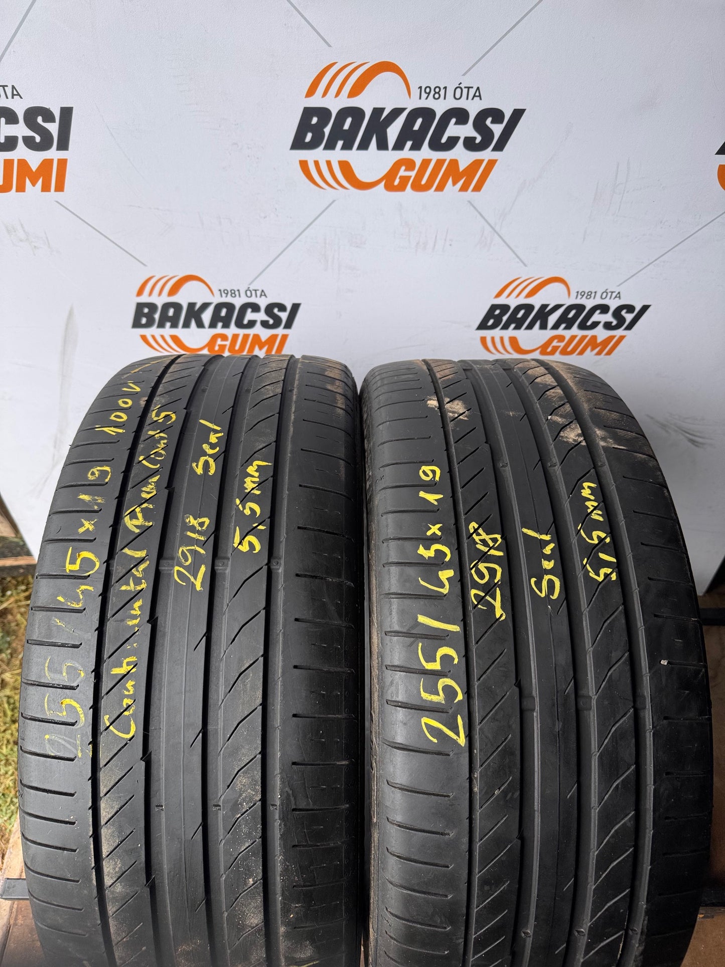255/45R19 Continental nyári gumi