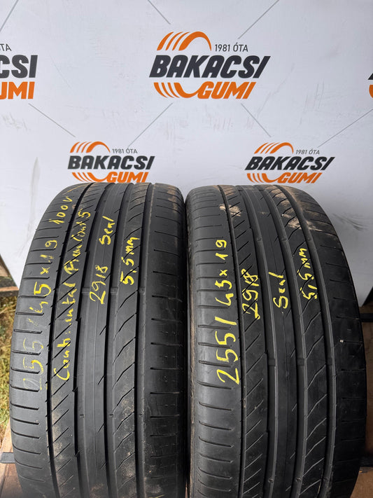 255/45R19 Continental nyári gumi