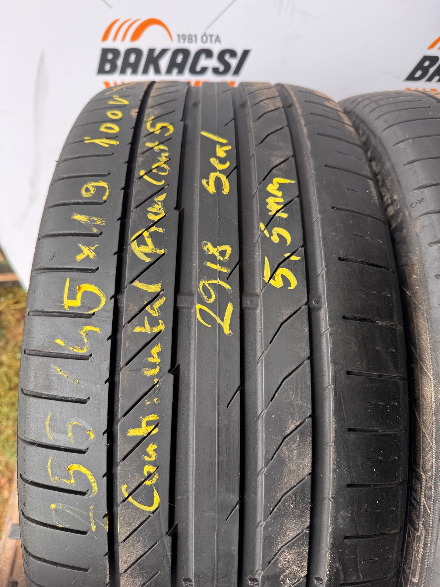 255/45R19 Continental nyári gumi