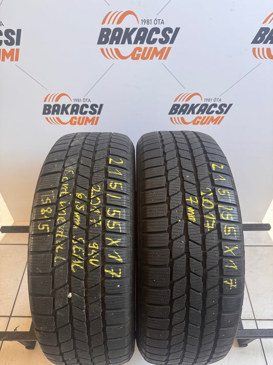 215/55R17 Continental téli gumi eladó