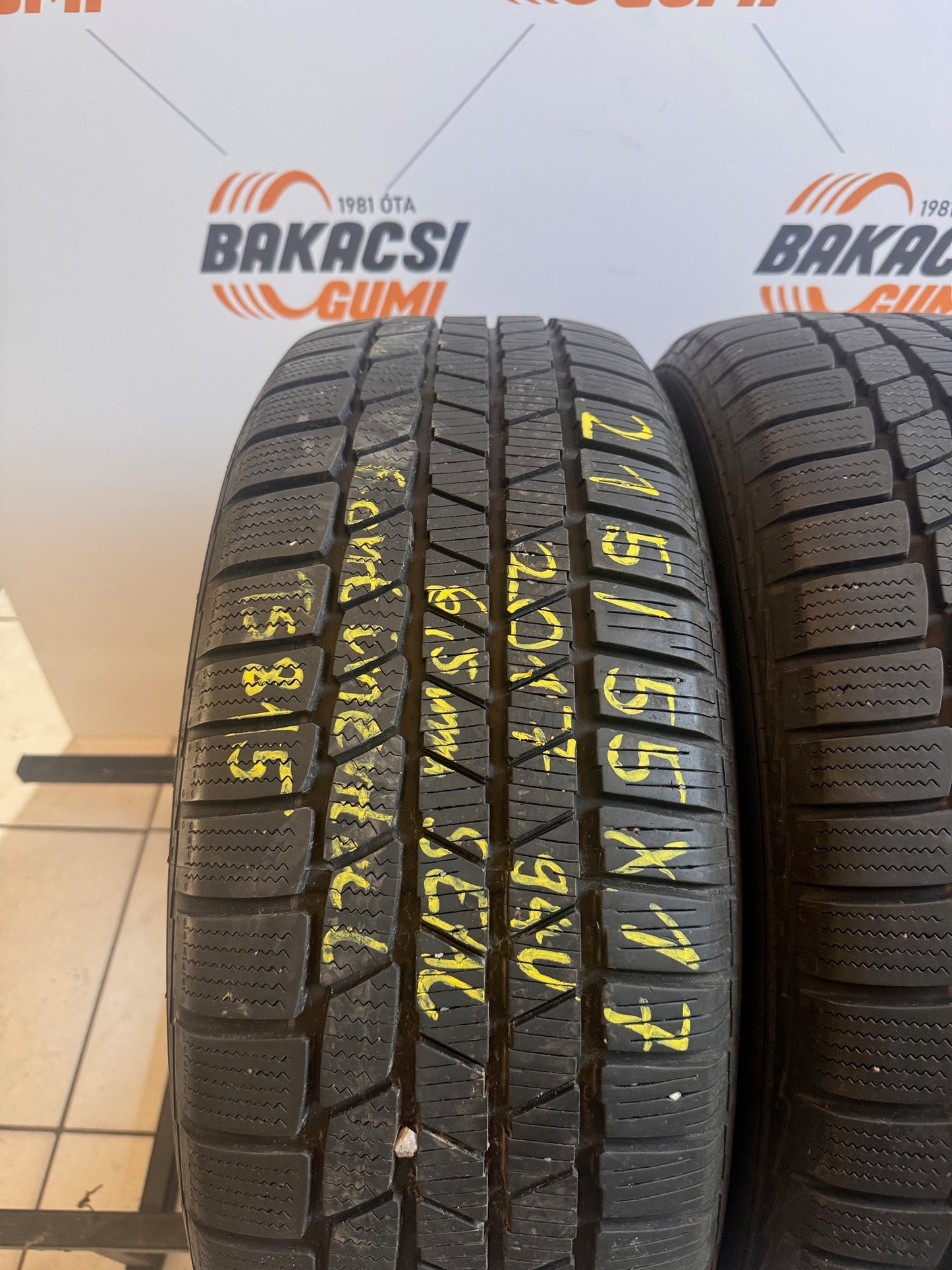 215/55R17 Continental téli gumi eladó