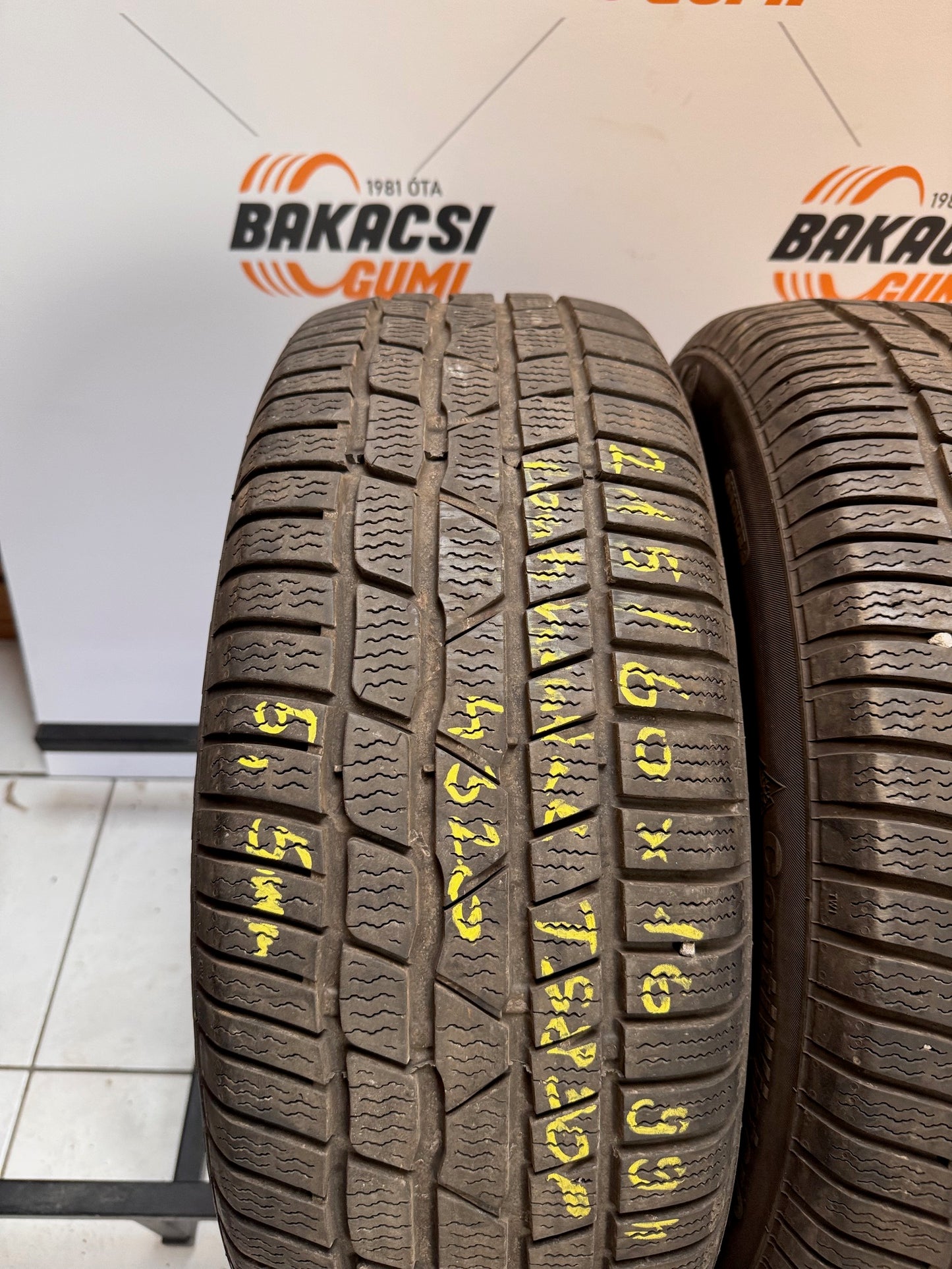 215/60R16 Continental téli gumi