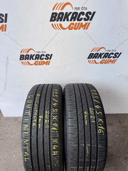 195/45R16 Continental nyári gumi eladó