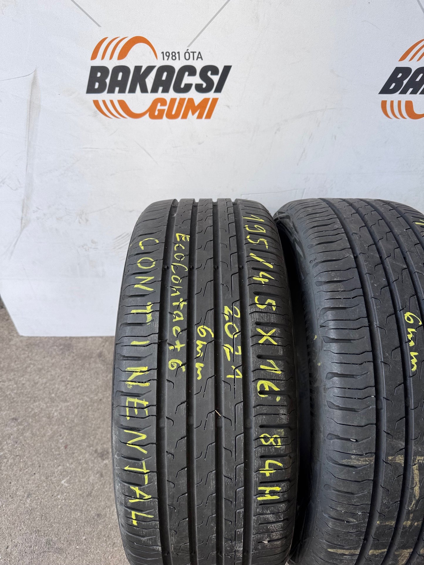 195/45R16 Continental nyári gumi eladó