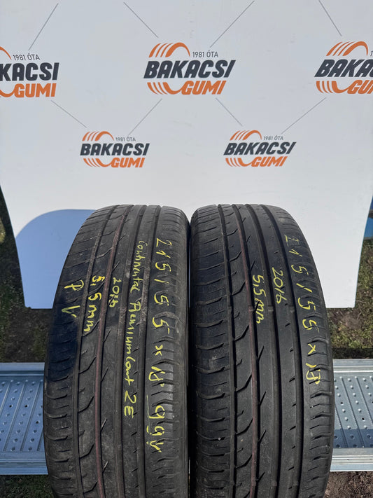 215/55R18 Continental nyári gumi eladó