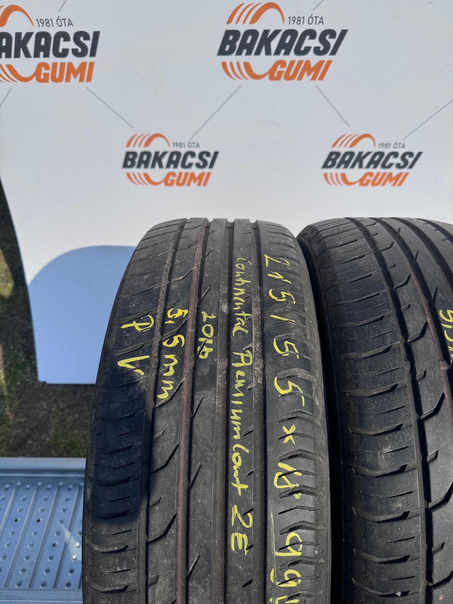 215/55R18 Continental nyári gumi eladó
