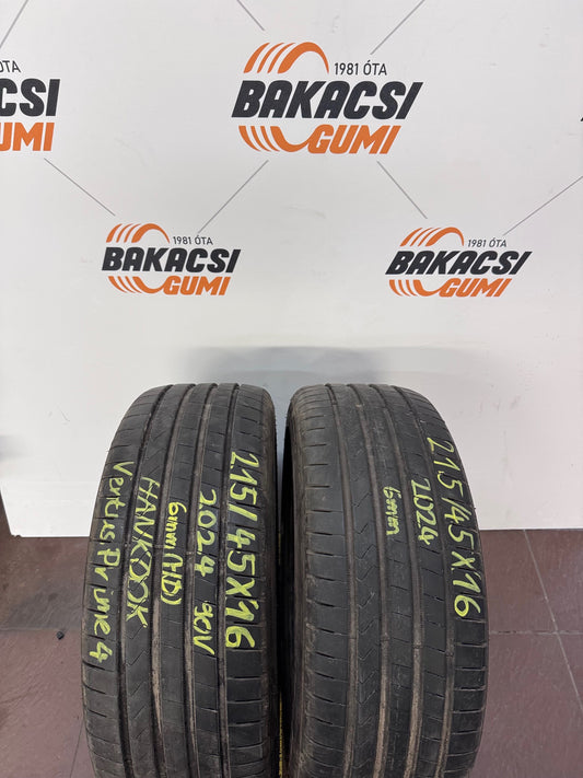 215/45R16 Hankook nyári gumi eladó