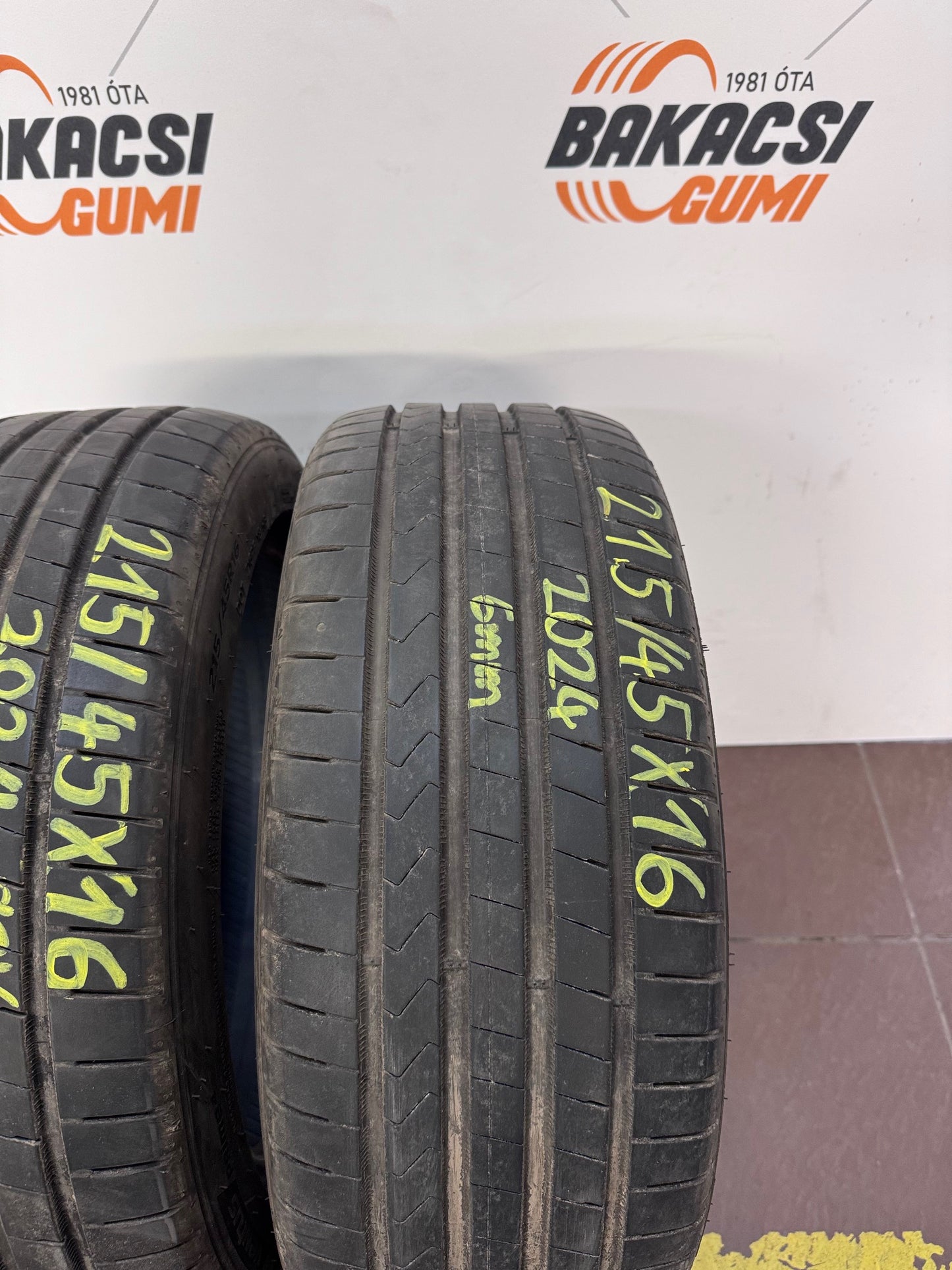 215/45R16 Hankook nyári gumi eladó