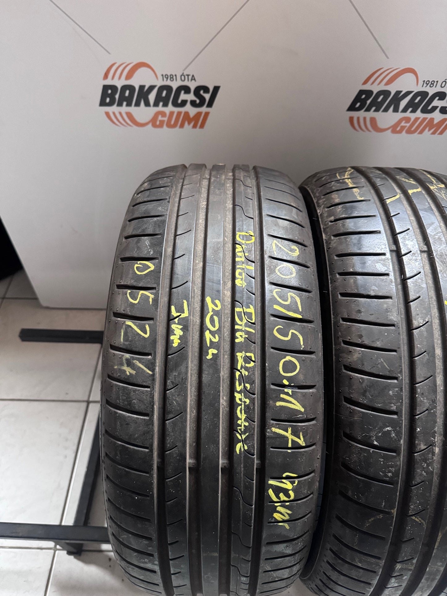 205/50R17 Dunlop nyári gumi eladó