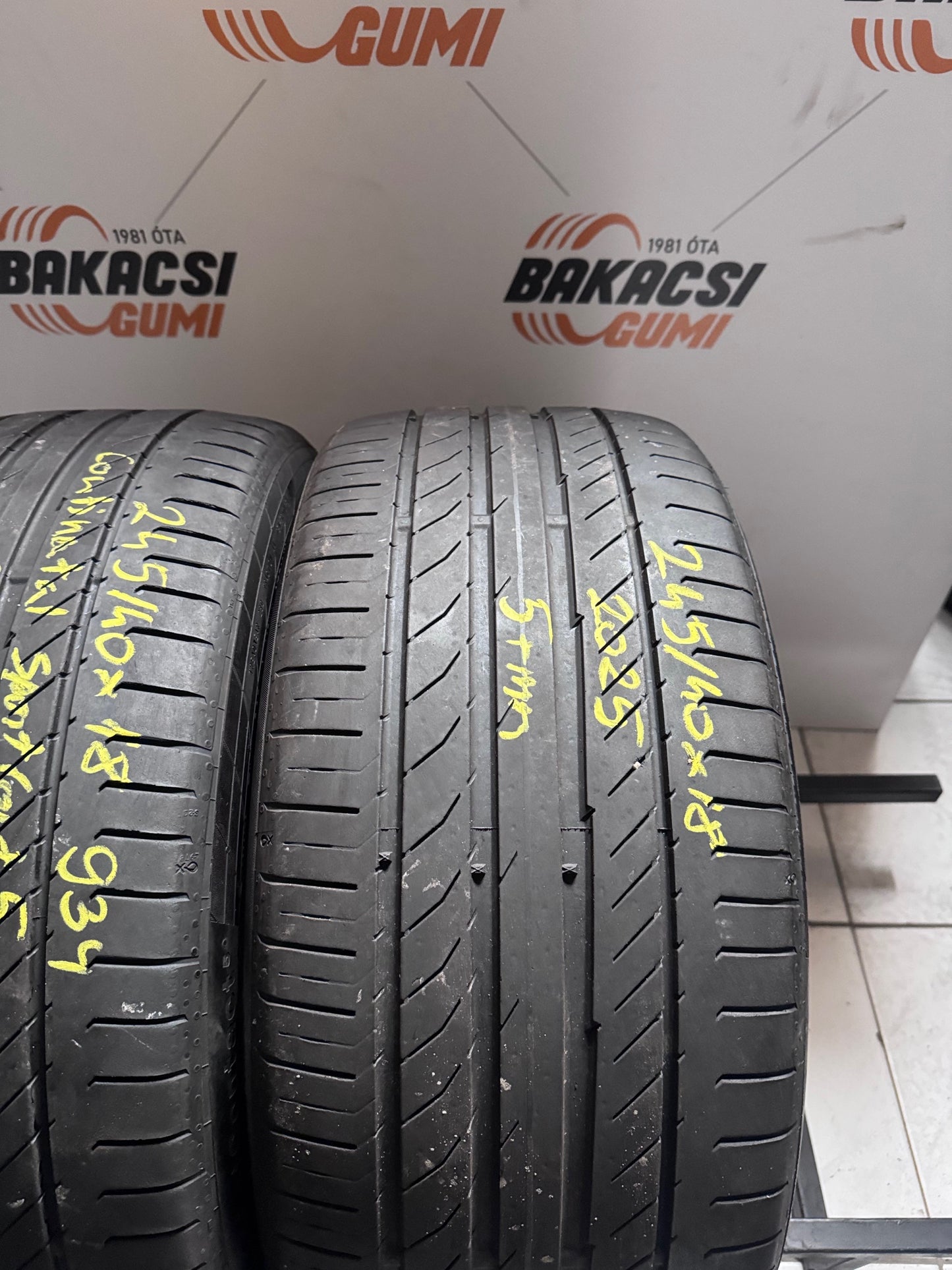 245/40R18 Continental nyári gumi eladó
