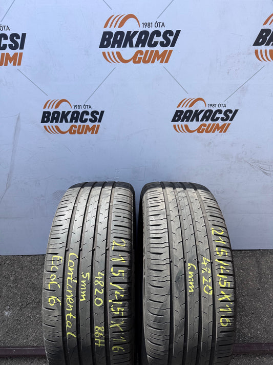 215/45R16 Continental nyári gumi eladó