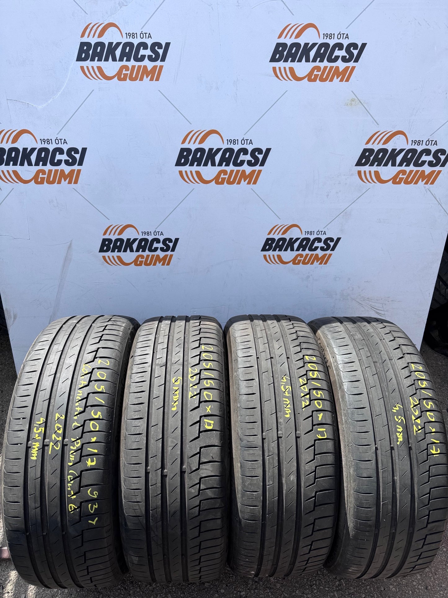 205/50R17 Continental nyári gumi eladó