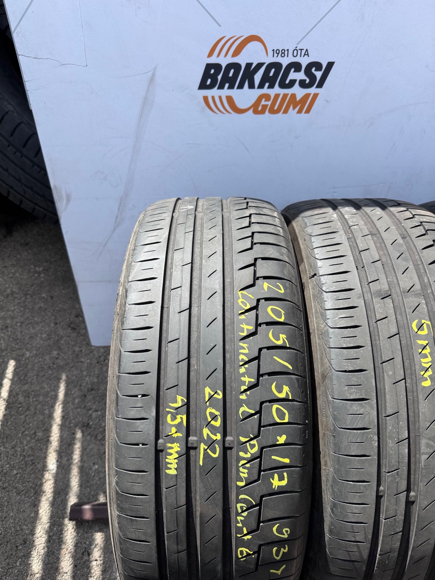 205/50R17 Continental nyári gumi eladó