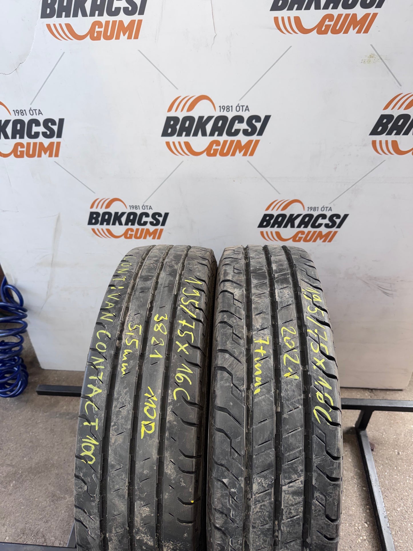 195/75R16 Continental nyári gumi eladó