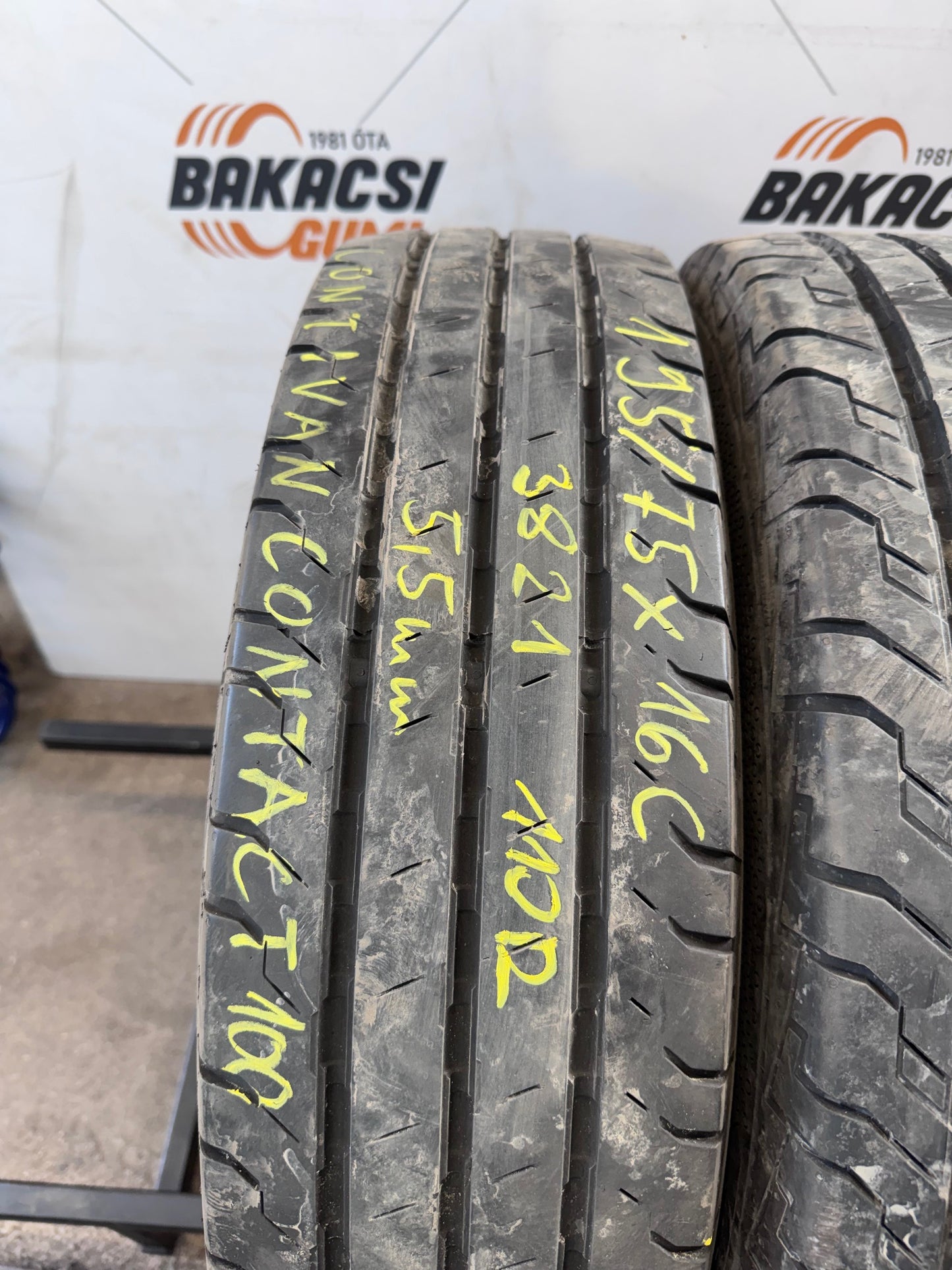 195/75R16C Continental nyári gumi eladó