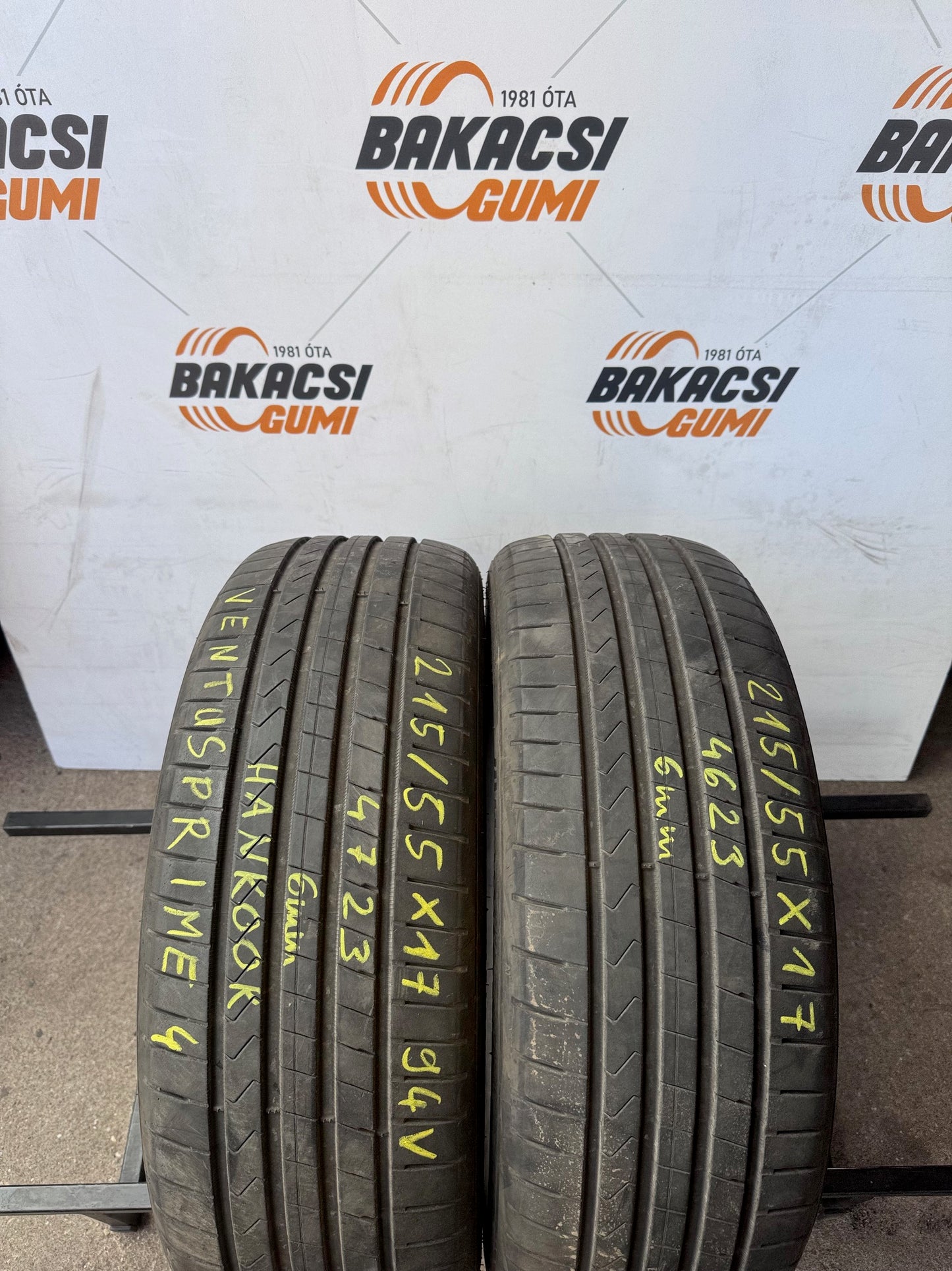215/55R17 Hankook nyári gumi eladó