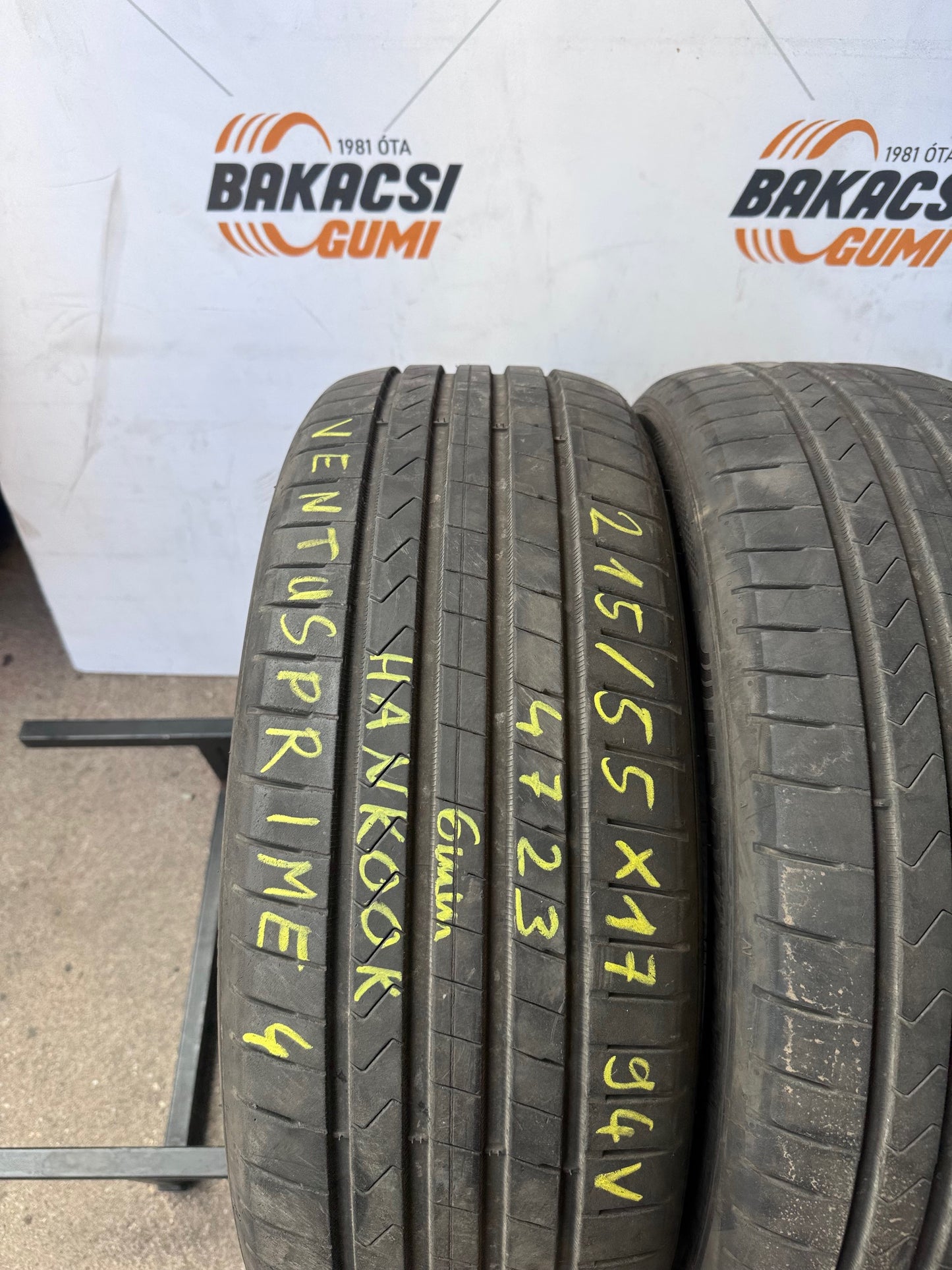 215/55R17 Hankook nyári gumi eladó