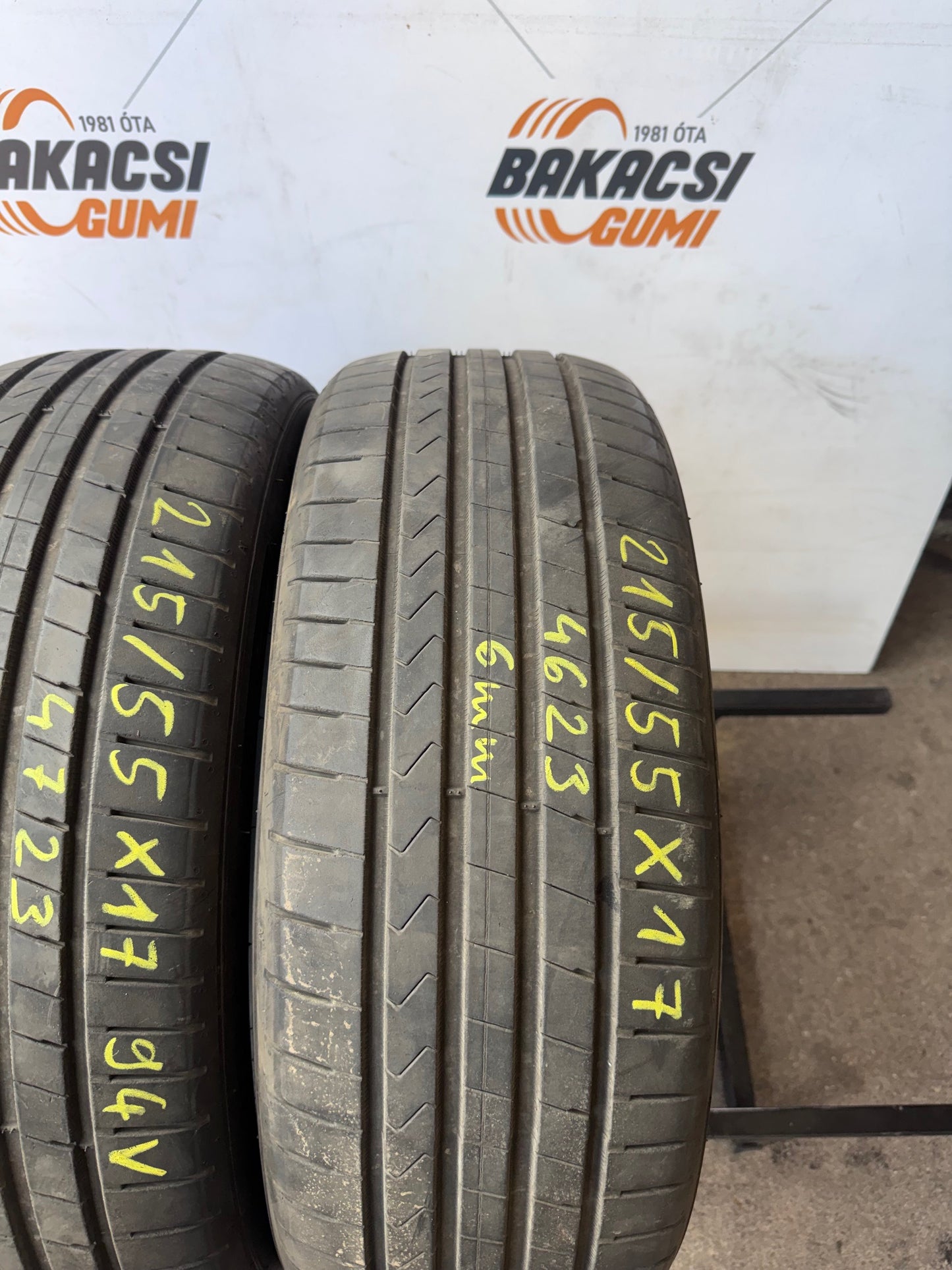 215/55R17 Hankook nyári gumi eladó