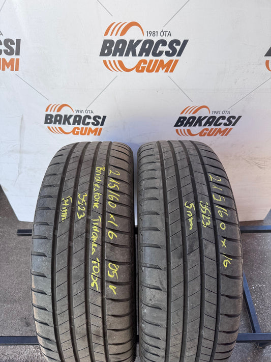 215/60R16 Bridgestone nyári gumi eladó