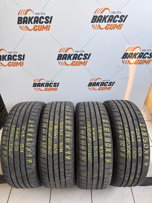 215/50R17 Bridgestone nyári gumi eladó
