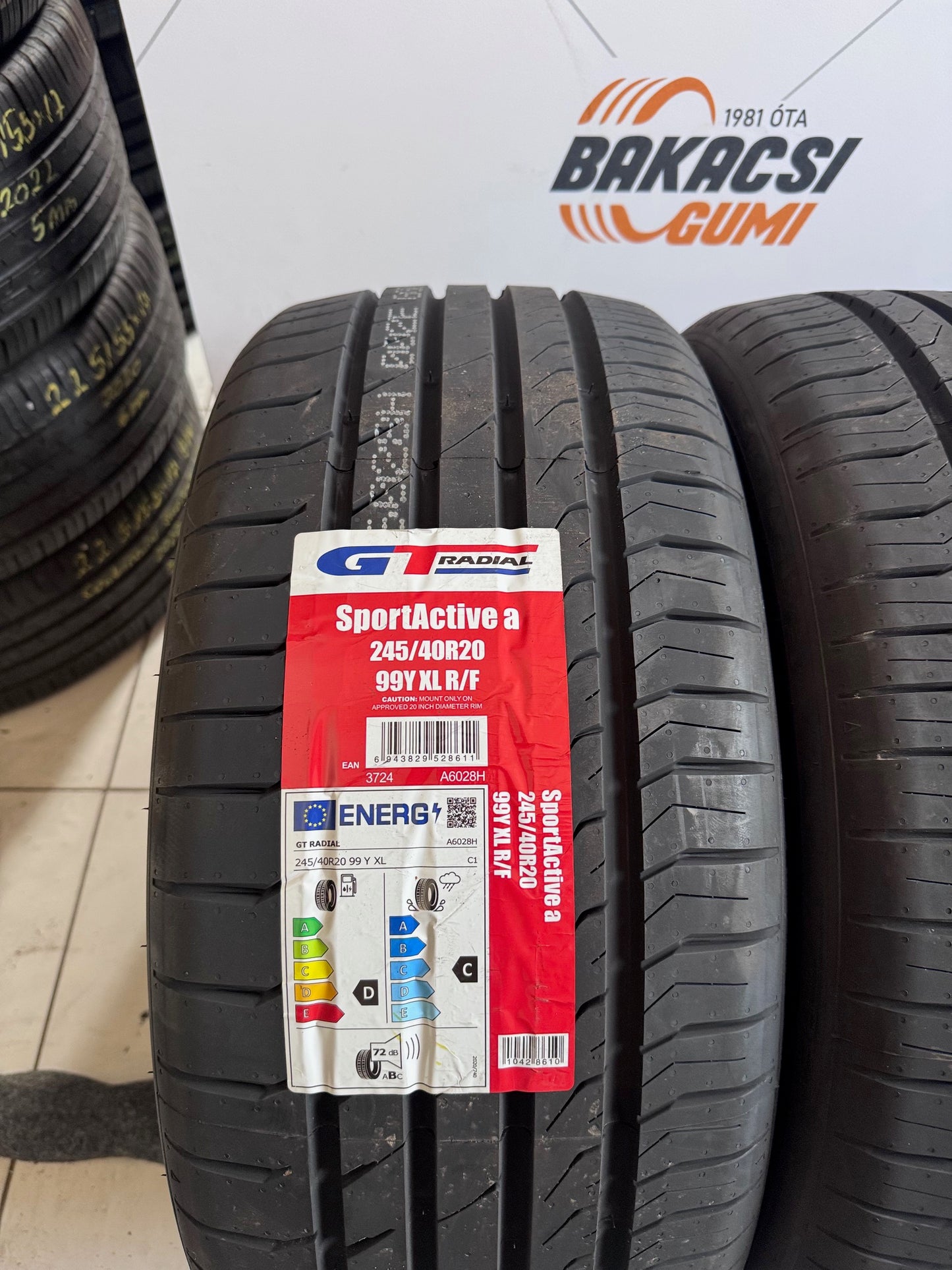 245/40R20 és 275/35R20 GT Radial nyári gumi eladó