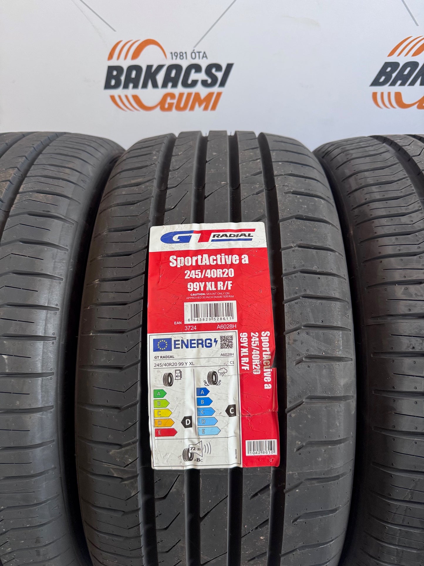 245/40R20 és 275/35R20 GT Radial nyári gumi eladó