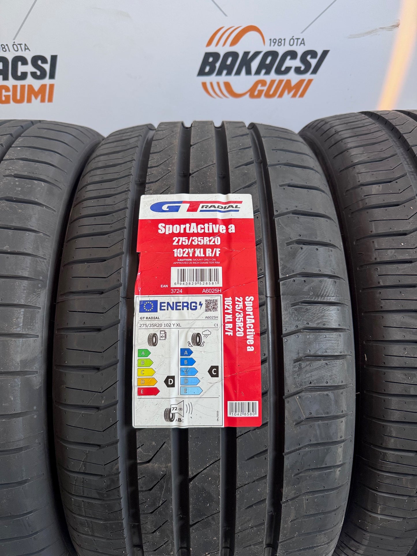 245/40R20 és 275/35R20 GT Radial nyári gumi eladó