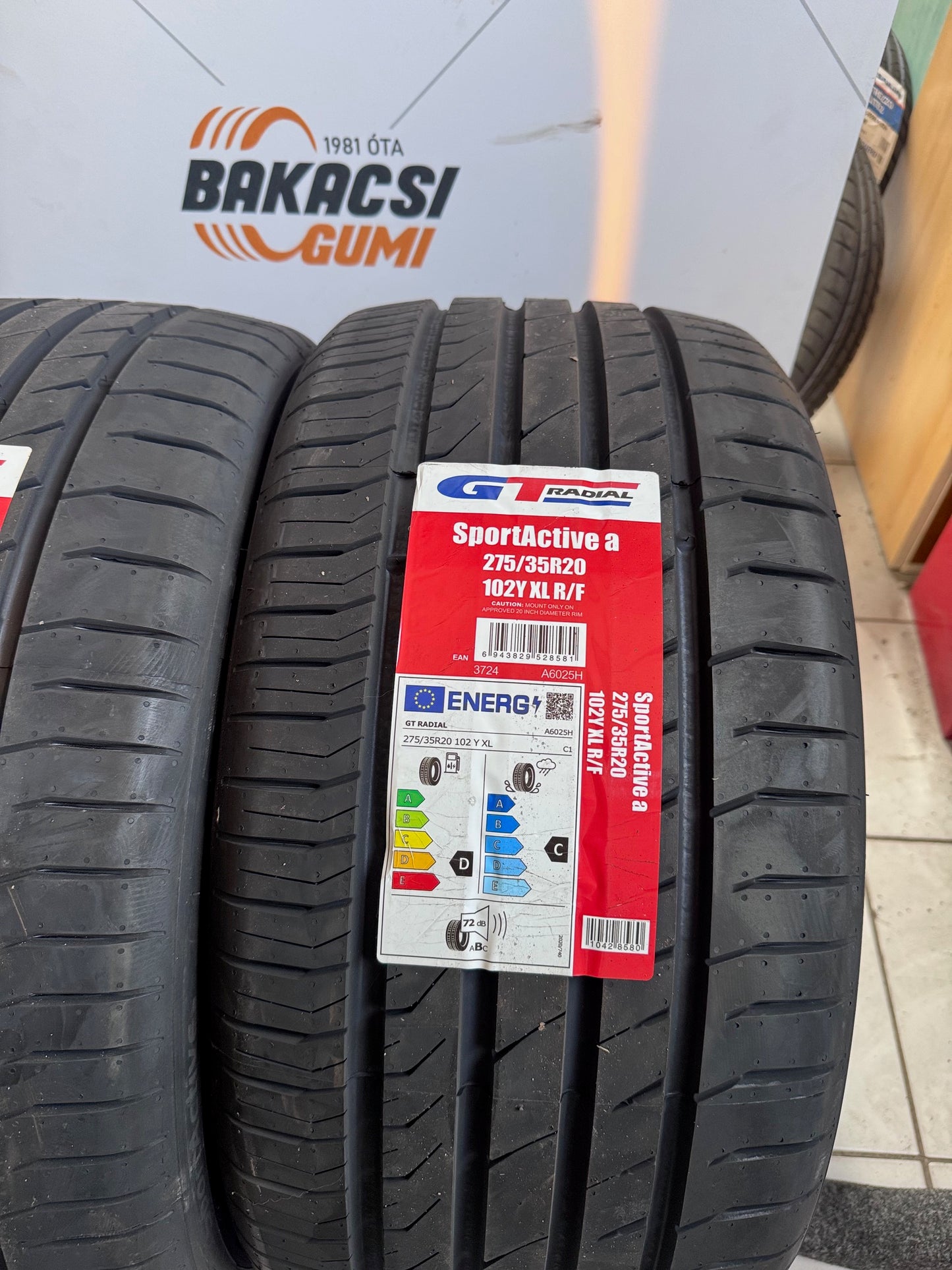 245/40R20 és 275/35R20 GT Radial nyári gumi eladó