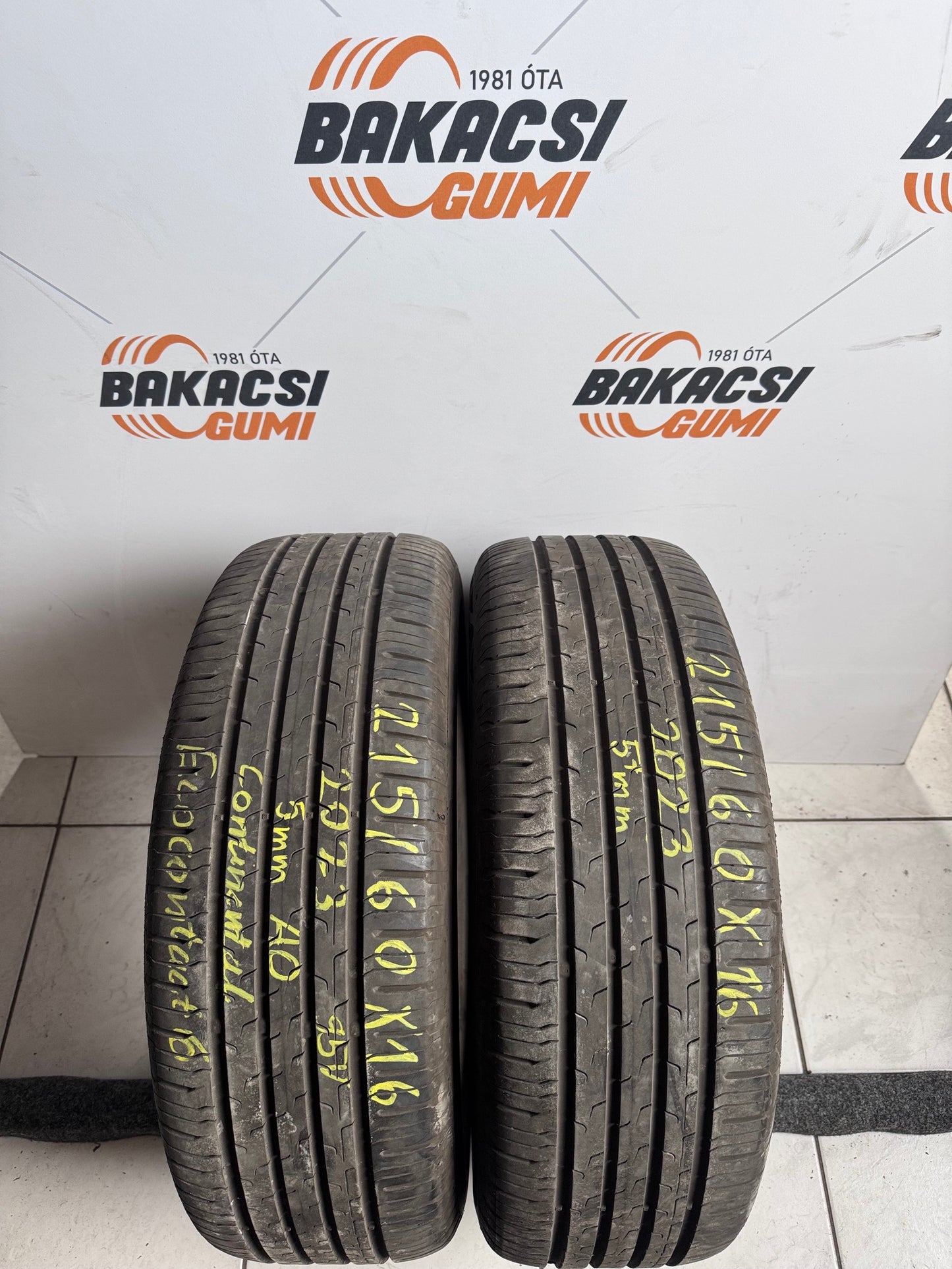 215/60R16 Continental nyári gumi eladó