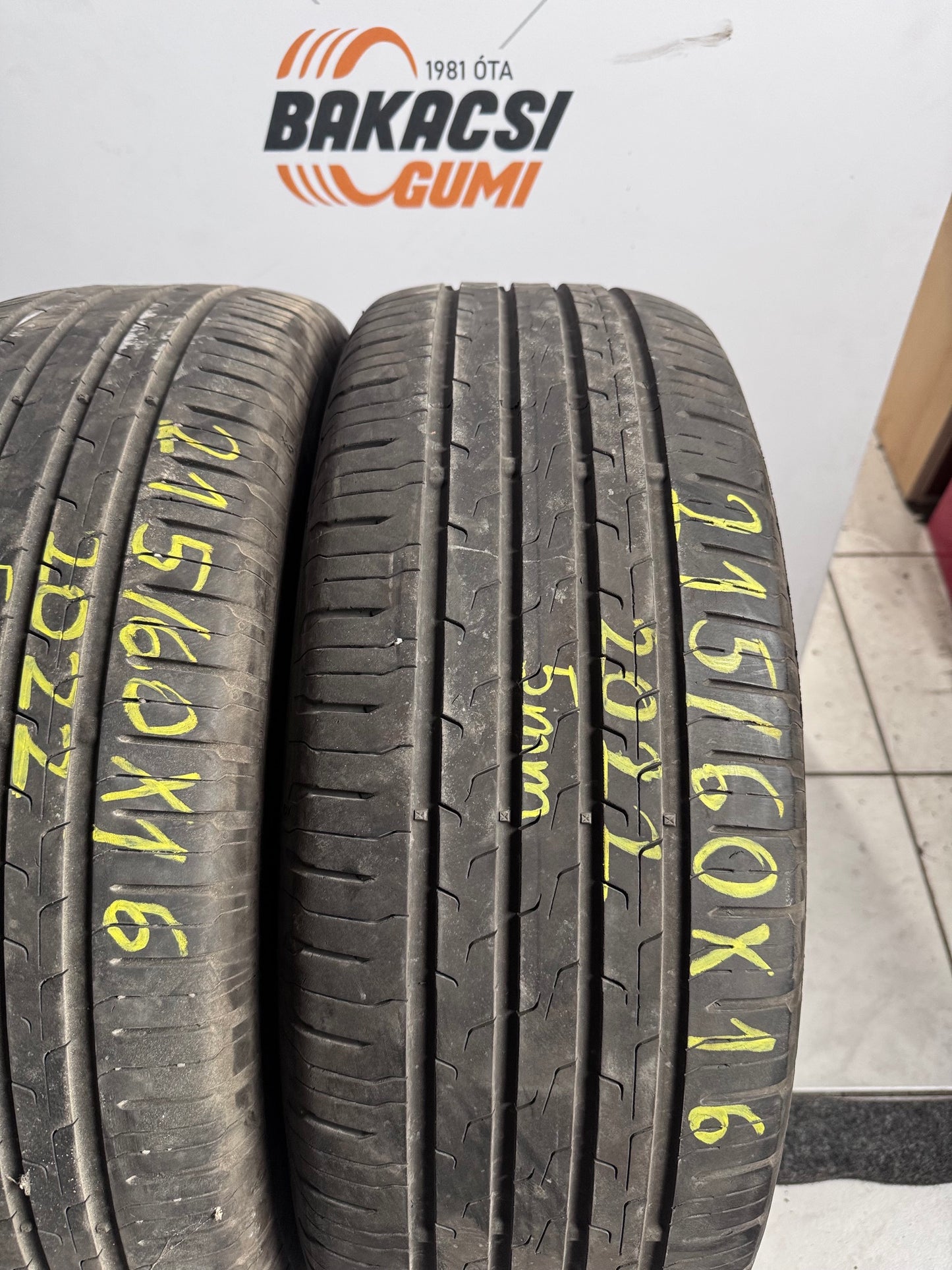 215/60R16 Continental nyári gumi eladó
